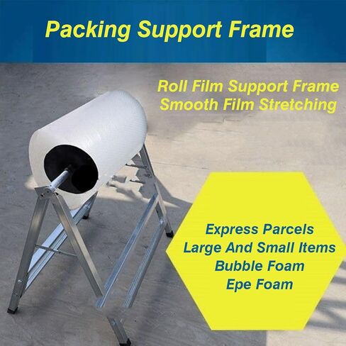Bubble Wrap Roll Holder for Moving and Shipping, Manual Foam Dispenser with Easy Film Replacement, Supports Heavy Loads in Saudi Arabia