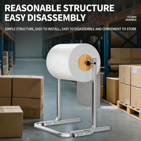 Vertical Standing Bubble Wrap Roll Dispenser, Heavy Duty Steel Cushion Foam Holder with Easy Film Replacement, Efficient Packing Solution for Home Office Workshop and Factory Use in Saudi Arabia