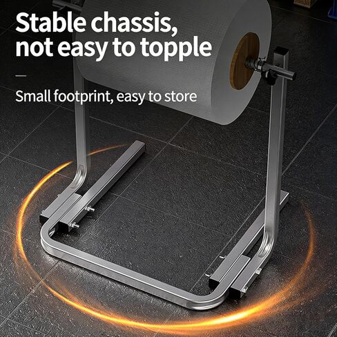 Vertical Standing Bubble Wrap Roll Dispenser, Heavy Duty Steel Cushion Foam Holder with Easy Film Replacement, Efficient Packing Solution for Home Office Workshop and Factory Use in Saudi Arabia