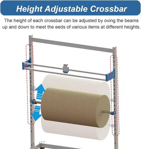 Floor-Standing Wrapping Paper Dispenser with Built-in Cutter for Efficient Space Utilization in Home and Office in Saudi Arabia