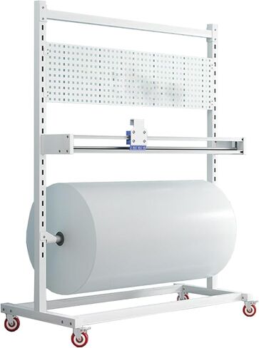 Floor Wrap Dispenser with Brake Wheel and Hole Plate for Efficient Material Cutting in Packaging Operations in Saudi Arabia