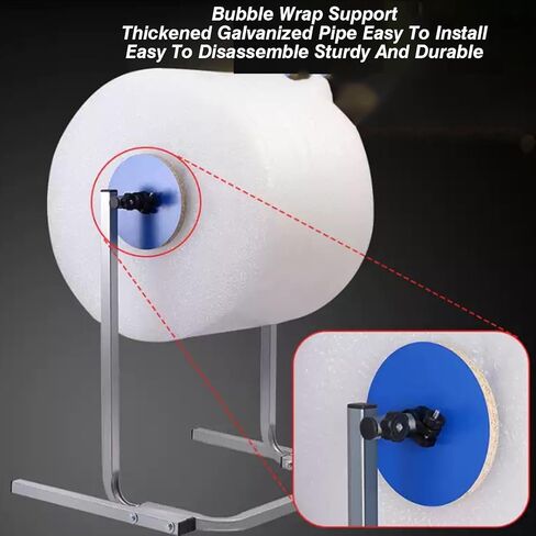 Tabletop Bubble Wrap Dispenser with Easy Film Replacement and Secure Clips, Efficient Packaging Solution in Saudi Arabia