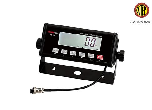 VisionTechShop VIC-100 Indicator, Easy to See Large LCD Display with Backlight, RS232, USB Interface, NTEP Legal for Trade CC# 25-028, Compatible with Floor Scale, Drum Scale, or Any Base in Saudi Arabia
