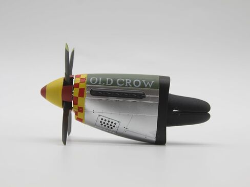 معطر هواء السيارة P-51 "OLD CROW" مزود بمروحة دوارة، ومشبك تهوية، وإكسسوارات سيارة رائعة للرجال، وهدايا طيران فريدة للطيارين والمحاربين القدامى وهواة تاريخ الحرب العالمية الثانية in Kuwait