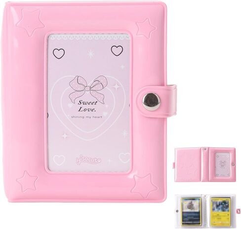 Small 1 Pocket Trading Mini Card Binder Collection with 40 Count for MTG, Sports,TCG Cards (Silver) in Saudi Arabia