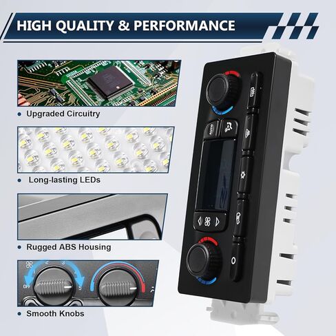 وحدة التحكم في المناخ HVAC A/C لوحة التحكم في السخان - تناسب 2003-2006 تشيفي سيلفرادو 1500 2500 3500، سوبربان، تاهو، جي إم سي سييرا، يوكون، كاديلاك إسكاليد، هامر H2 - يستبدل OE 10367041 in Kuwait