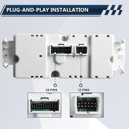 وحدة التحكم في المناخ HVAC A/C لوحة التحكم في السخان - تناسب 2003-2006 تشيفي سيلفرادو 1500 2500 3500، سوبربان، تاهو، جي إم سي سييرا، يوكون، كاديلاك إسكاليد، هامر H2 - يستبدل OE 10367041 in Kuwait