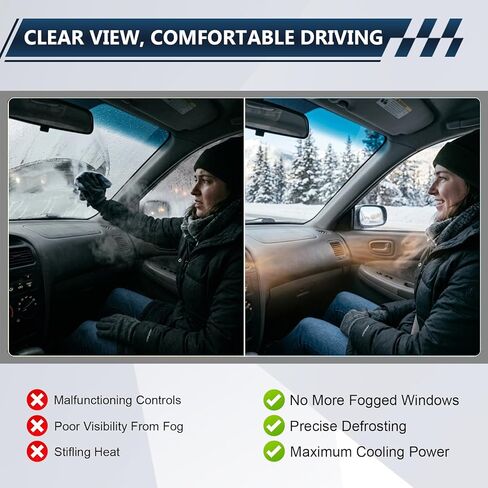 وحدة التحكم في المناخ HVAC A/C لوحة التحكم في السخان - تناسب 2003-2006 تشيفي سيلفرادو 1500 2500 3500، سوبربان، تاهو، جي إم سي سييرا، يوكون، كاديلاك إسكاليد، هامر H2 - يستبدل OE 10367041 in Kuwait