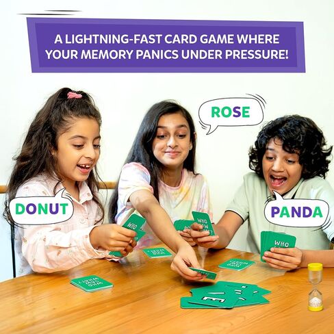 Skillmatics Board & Card Game – Who Saw What? in 60 Seconds, Memory Game for Kids, Teens & Adults, Fast-Paced Family Game Night Fun, Quick-Thinking Party Game, Gift for Ages 7, 8, 9 & Up in Kuwait