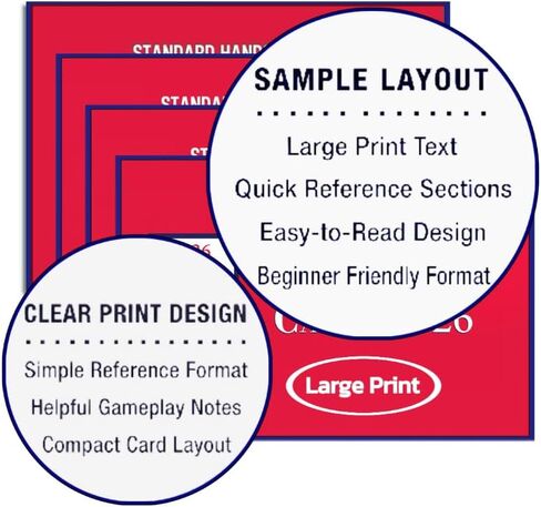 Mah Jong 2026 Cards Official Revision - Large Print & Easy to Read - 4Pcs Perfect for Game Nights & Parties in Saudi Arabia