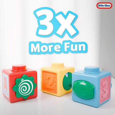 Lollipop Cozy Coupe Baby Stacking Blocks – Colorful Toddler Toy for Sensory Play – Ideal Baby Toys for 6 Months to 1 Year Old Boys and Girls – Fun and Educational Baby Toy Gift in Saudi Arabia