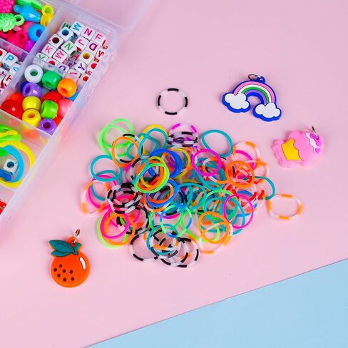 YYOODS 4000+Rubber Band Bracelet Kit, Loom Bracelet Making Kit for Kids, Rubber Bands Refill Loom Set, Rubber Bands for Bracelet Making Kit for Kids in Saudi Arabia