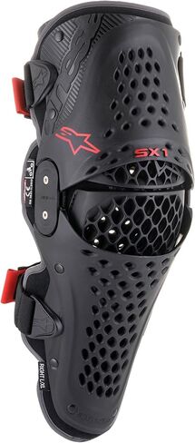 Alpinestars 6506321-13-XXL واقي الركبة للجنسين Sx-1 V2 أسود/أحمر 2X (متعدد، مقاس واحد) in Saudi Arabia