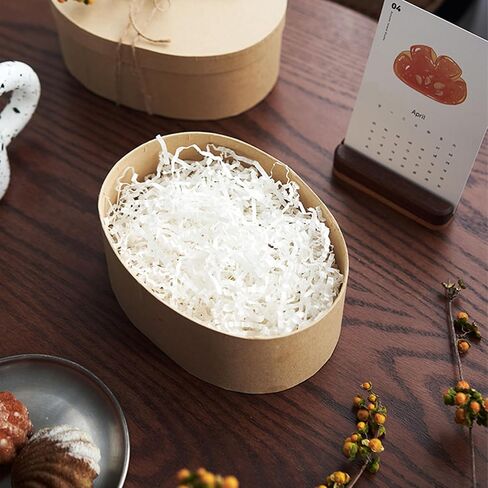 Mamiddle Crinkle Paper Filler 10 oz Shredded Paper For Gift Baskets Gift Box Filler Confetti Crinkle CutPaper for Easter Christmas Halloween Stuffers (White) in Saudi Arabia