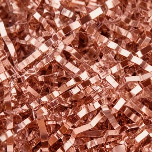 Muimurex Premium Crinkle Paper Filler 1LB Shredded Paper for Gift Box Decor, Basket Filling & Present Wrapping (Rose Gold) in Saudi Arabia
