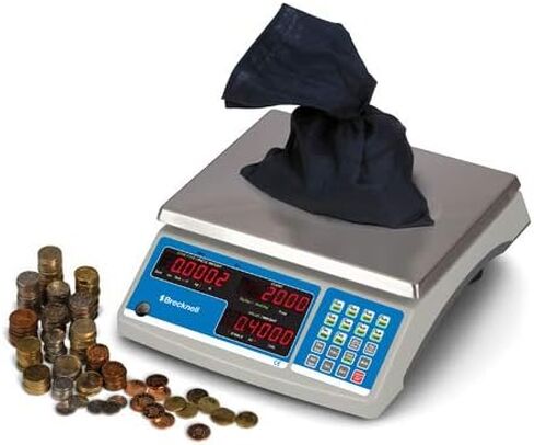 Brecknell Electronic 60 lb. Coin and Parts Counting Scale, Gray (SBWB140) in Saudi Arabia