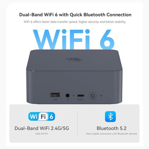 Beelink SEi12 Pro Mini PC, 12th Generation Intel Core i5 1240P Processor,Mini Computer with 16GB RAM/500GB M.2 2280 NVMe SSD,Support 4K FPS/WiFi 6/BT5.2/Dual HDMI+Type-C/Auto Power On in Saudi Arabia