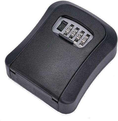 Magnetic Key Box for Under Car Hide a Key, Combination Lock Box with Strong Magnets, Resettable 4-Digit Code Magnetic Key Holder for Car Truck SUV Outdoor Spare House Keys in Saudi Arabia