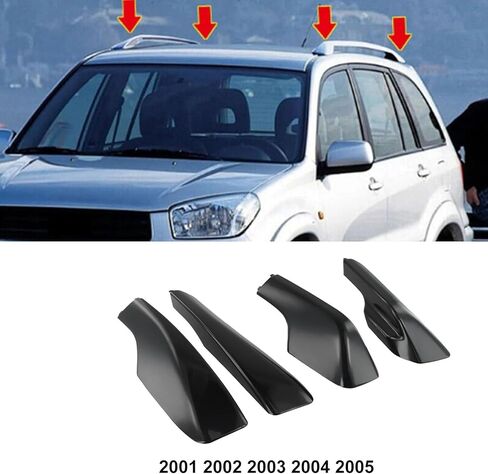 غطاء حامل السقف غطاء نهاية السكك الحديدية متوافق مع Toyota RAV4 XA20 2001-2005 in Kuwait