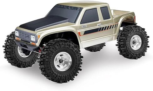 عجلات وإطارات Beadlock مقاس 1.9 بوصة مجمعة مسبقًا مقاس 118 مم (4.65 بوصة) لزاحفات SCX10 TRX4 1/10 RC - إطارات من الألومنيوم، إطارات مطاطية ناعمة مع حشوات إسفنجية، أجزاء ترقية سهلة التركيب (فضي) in Kuwait