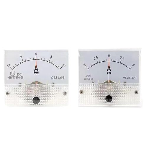 85C1-A DC/75mv Amperemeter Gauge Analog Panel AMP Current Meter 10A -0-10A Ammeter 1A-500A 1Pcs(2A - 0-2A) in Saudi Arabia
