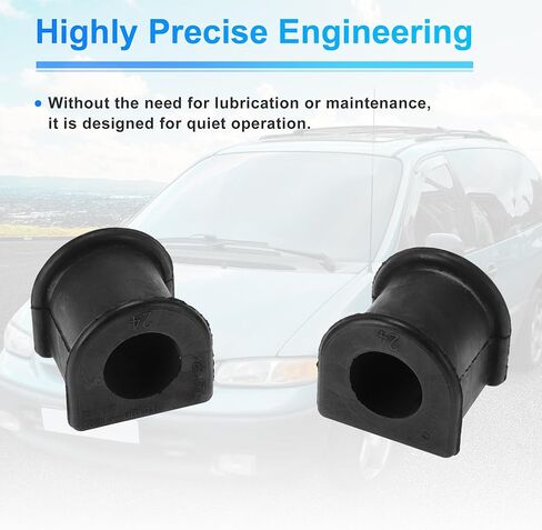 No.K201431 الجبهة اليسرى الجبهة اليمنى استقرار شريط جلبة عدة لتويوتا RAV4 2001-2005 طقم تعليق مطاطي أسود 2 قطعة in Kuwait