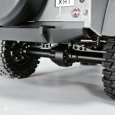 مجموعة تروس حلزونية فولاذية 12T/22T Overdrive و10T/24T Underdrive Gear متوافقة مع 1/18 Traxxas TRX4M RC استبدال ترقيات المحور الأمامي والخلفي لـ 9779 in Kuwait