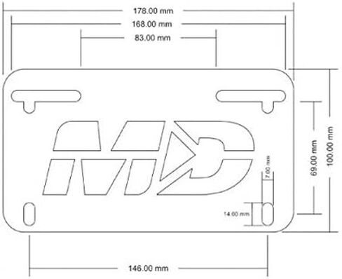Scrambler Icon Motard 2015-2022 Enduro Urban Mach 2.0 2015-2018 Tail Tidy in Saudi Arabia