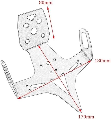 Registration License Plate Holder for 2020-2026 Ninja ZX25R ZX4R ZX4RR Tail Tidy Fender Eliminator Motorcycle Accessories in Saudi Arabia