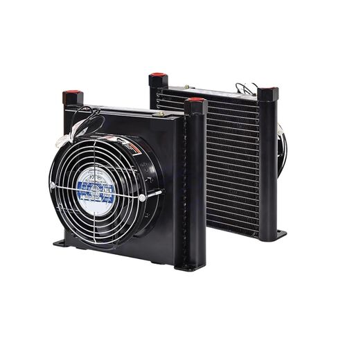 AJ1025T-CA 25L/min Aluminium Air Compressor Oil Cooler with Fan Heat Exchanger Plate Efficient Shock Absorption(DC24V) in Saudi Arabia