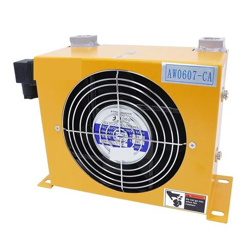 Hydraulic Oil Reduction Fan Cooler Oil Fan Air Cooling Radiator Sheet AW0607T-CA 20L/min CNC Machine Tool Efficient Shock Absorption(DC12V) in Saudi Arabia