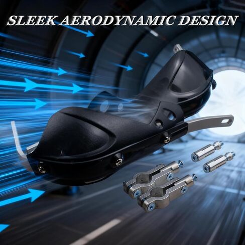 زوج واحد من واقيات اليد للدراجات النارية لـ Kawasaki KLR 650 1987-2019 2020 2021 2022 2023 2024 2025 2026، واقيات الرياح المقاومة للصدمات واقي اليد ودرع اليد وواقي المقبض in Kuwait