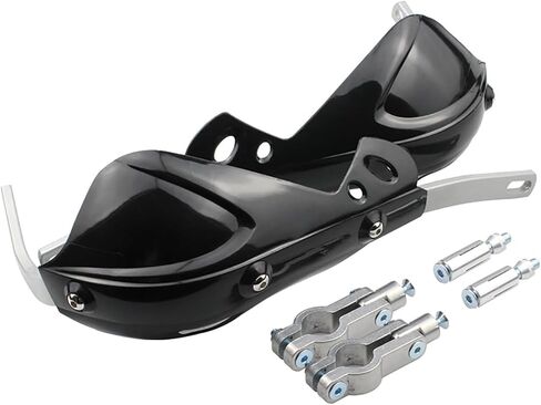 زوج واحد من واقيات اليد للدراجات النارية لـ Kawasaki KLR 650 1987-2019 2020 2021 2022 2023 2024 2025 2026، واقيات الرياح المقاومة للصدمات واقي اليد ودرع اليد وواقي المقبض in Kuwait