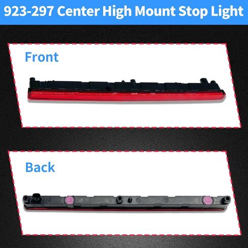 مجموعة مصابيح الفرامل الثالثة LED ضوء الفرامل الثالث متوافق مع 2020-2025 Jeep Gladiator Center High Mount Stop Light استبدال # 923-297، 68338388AC in Kuwait