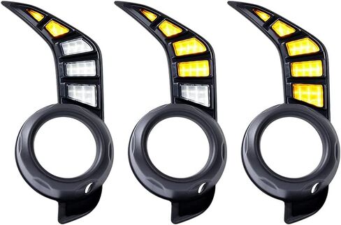 استبدال AstraDepot لتويوتا 4 عداء N280 2014-2024 العمل LED مصباح الضباب النهار تشغيل ضوء بدوره إشارة in Kuwait