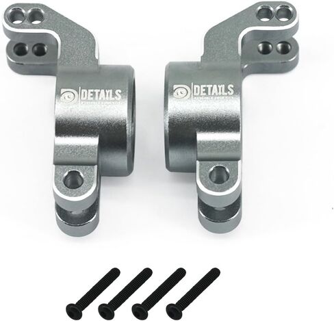 تفاصيل هواية مجموعة أجزاء ترقية من الألومنيوم لـ ARRMA Mini Kraton 4x4 1/16، أذرع A الأمامية والخلفية، المفصل، التوجيه، لون التيتانيوم (مجموعة الذراع السفلية الأمامية) in Kuwait