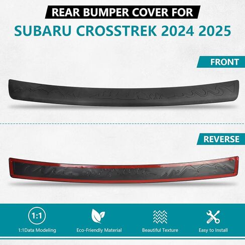 Rear Bumper Cover for Subaru Crosstrek 2024 2025 Accessories, Car Trunk Door Protector Molding Trim, DIY Direct Replacement Rear Bumper Guard Anti-Collision Strip E771SFN000 in Saudi Arabia