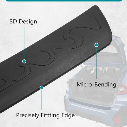 Rear Bumper Cover for Subaru Crosstrek 2024 2025 Accessories, Car Trunk Door Protector Molding Trim, DIY Direct Replacement Rear Bumper Guard Anti-Collision Strip E771SFN000 in Saudi Arabia