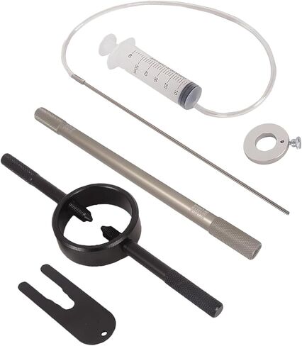 Motorcycle Fork Service Tool Kit, Fork Oil Level Tool with 3PCS Set Spring Compressor, and Damper Rod Bleed Tool for Fork Maintenance in Saudi Arabia