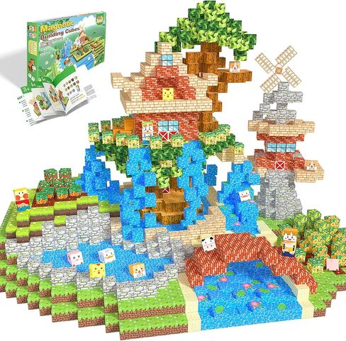 Rurvale Magnetic Blocks 1 Inch - 150PCS, Magnet Building Cubes, Preschool Montessori STEM Learning Sensory Toys for 3+ Year Old Boys Girls Birthday Gift, Toys for Kids Aged 3 4 6 7 8 9 10+ in Saudi Arabia