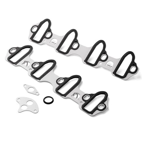 Intake Manifold Gasket Compatible with Chevrolet Silverado Tahoe Avalanche GMC Sierra Savana Yukon Cadillac Escalade Hummer Isuzu 4.8L 5.3L 6.0L 6.2L, Interchange Part Number MS98016T MS92211 in Saudi Arabia