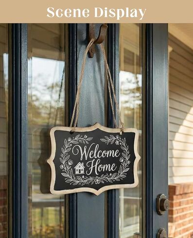 10 PCS Large 5.9×9 inche Hanging Chalkboard Signs, Double Sided Erasable Message Board with 10 PCS Long Hanging String & 7 PCS Color Pen & 2 PCS Cleaning Cloth for Partys in Saudi Arabia