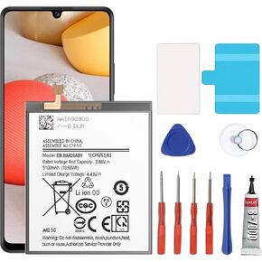 بطارية Xcover Pro، [4500 مللي أمبير] بطارية بديلة جديدة 0 دورة لبطارية Samsung Galaxy XCover 6 Pro EB-BG736BBE /Xcover Pro EB-BG715BBE G715F GH43-04993A in Saudi Arabia