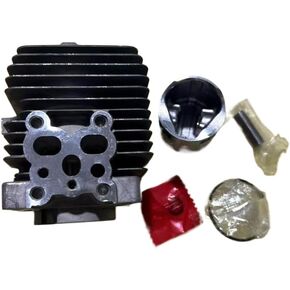 34mm Cylinder Piston Kit Compatible with FS38 2-Mix, FS55 2-Mix, FS55R, HS45, HS52 Engines – Includes Part Numbers 4140 020 1206 and 4228 020 1200 in Saudi Arabia