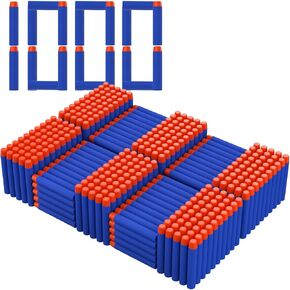 1000PCS Refill Darts Bullets Ammo Pack Compatible for Nerf N-Strike Elite 2.0 Series DinoSquad – Work with All Elite Blasters Blue in Kuwait