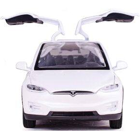 gidoyi Toy Car Model X, Pull Back Car Toys Alloy Vehicles with Lights and Sound 1:32 Scale Model Car (White) in Saudi Arabia