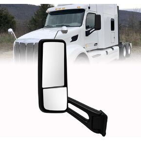 Door Mirror for 2013-2022 Peterbilt 579 Black Power Heated Mirrors Replacement (Left) in Saudi Arabia