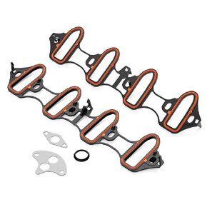 Intake Manifold Gasket Compatible with Chevrolet Silverado Express Avalanche GMC Savana Sierra Yukon Cadillac Saab Hummer Isuzu 4.8L 5.3L 6.0L 6.2L, Interchange Part Number MS92211 MS96587 in Saudi Arabia