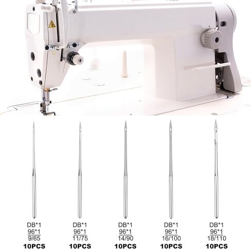 50 Pcs Industrial Sewing Machine Needles DBX1 Compatible with Juki DDL-5550 DDL-8500 DDL-8700 in Saudi Arabia