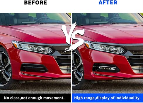 LED Fog Light For Honda Accord 2018 2019 2020 Daytime Running Lights with Amber Turn Signal Lamps For Accord Driving Light with Bezel in Saudi Arabia